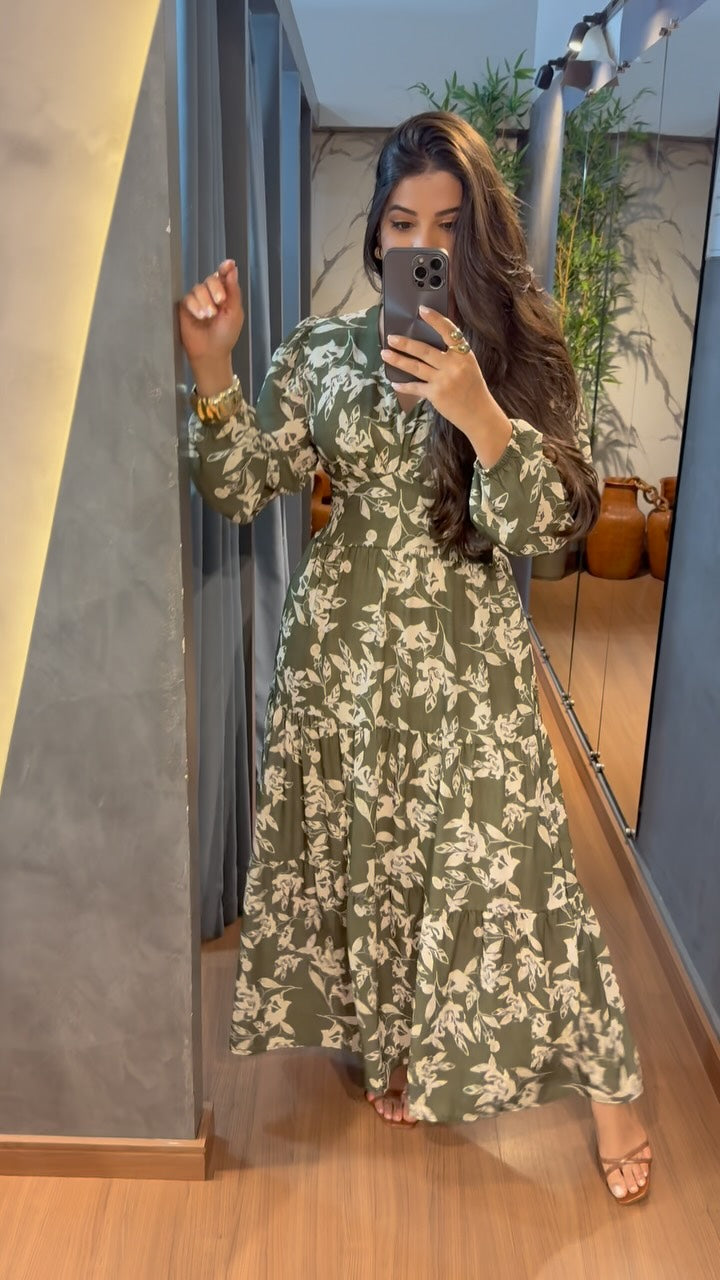 1375 | Vestido Poliana - Com Gola