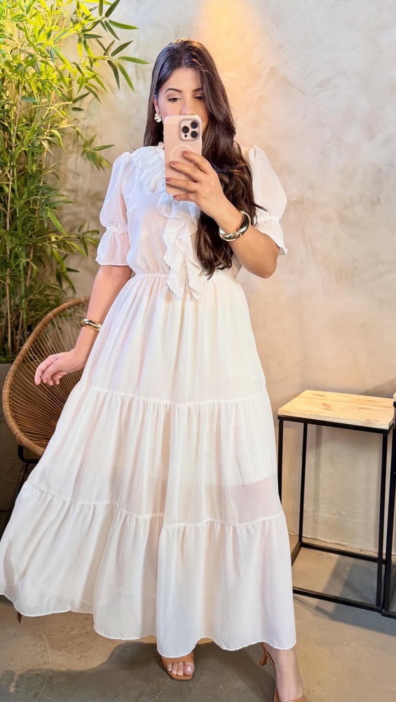 1745 | Vestido Milene - Branco