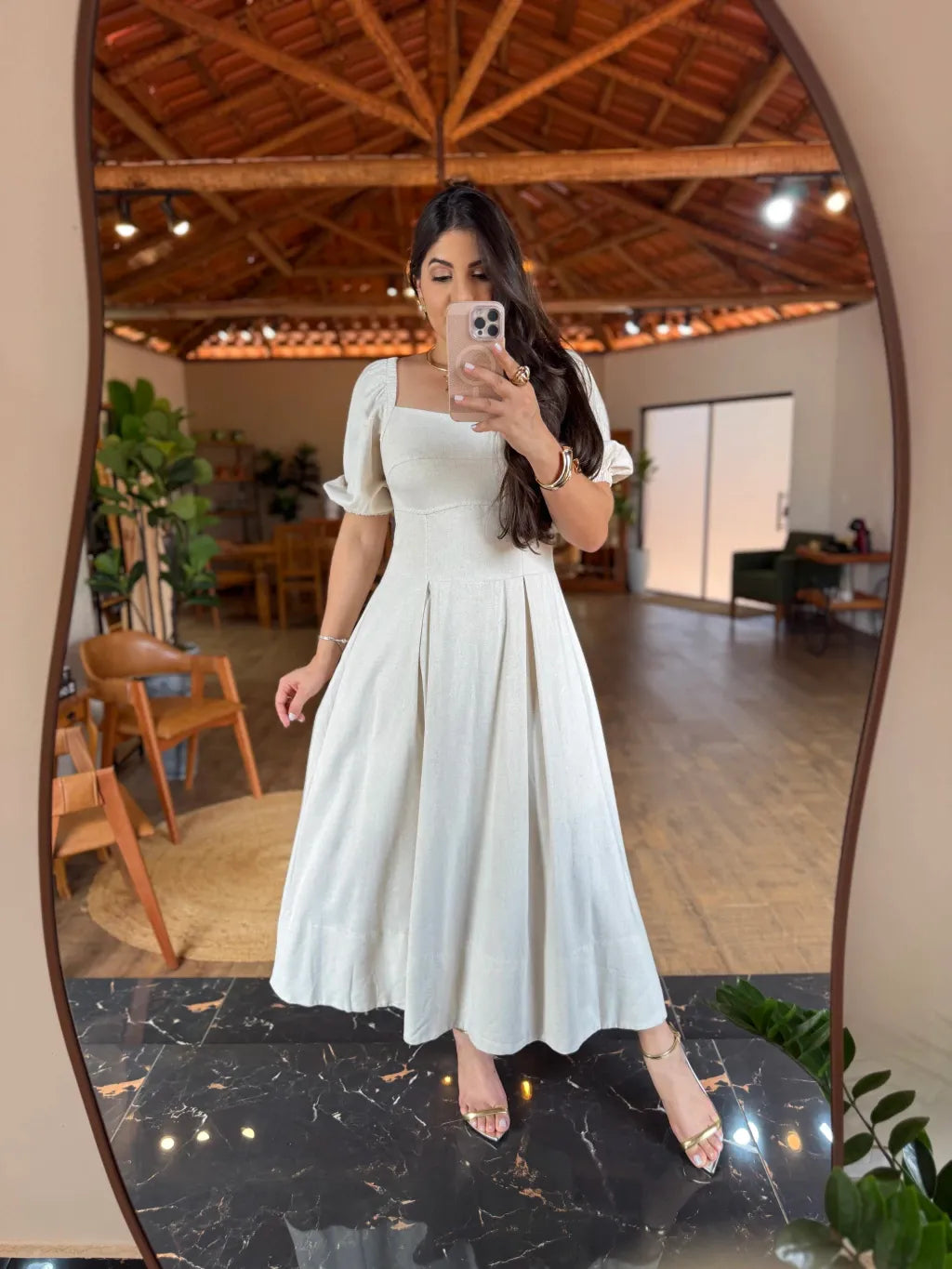 1317 | Vestido Ruthi - Linho