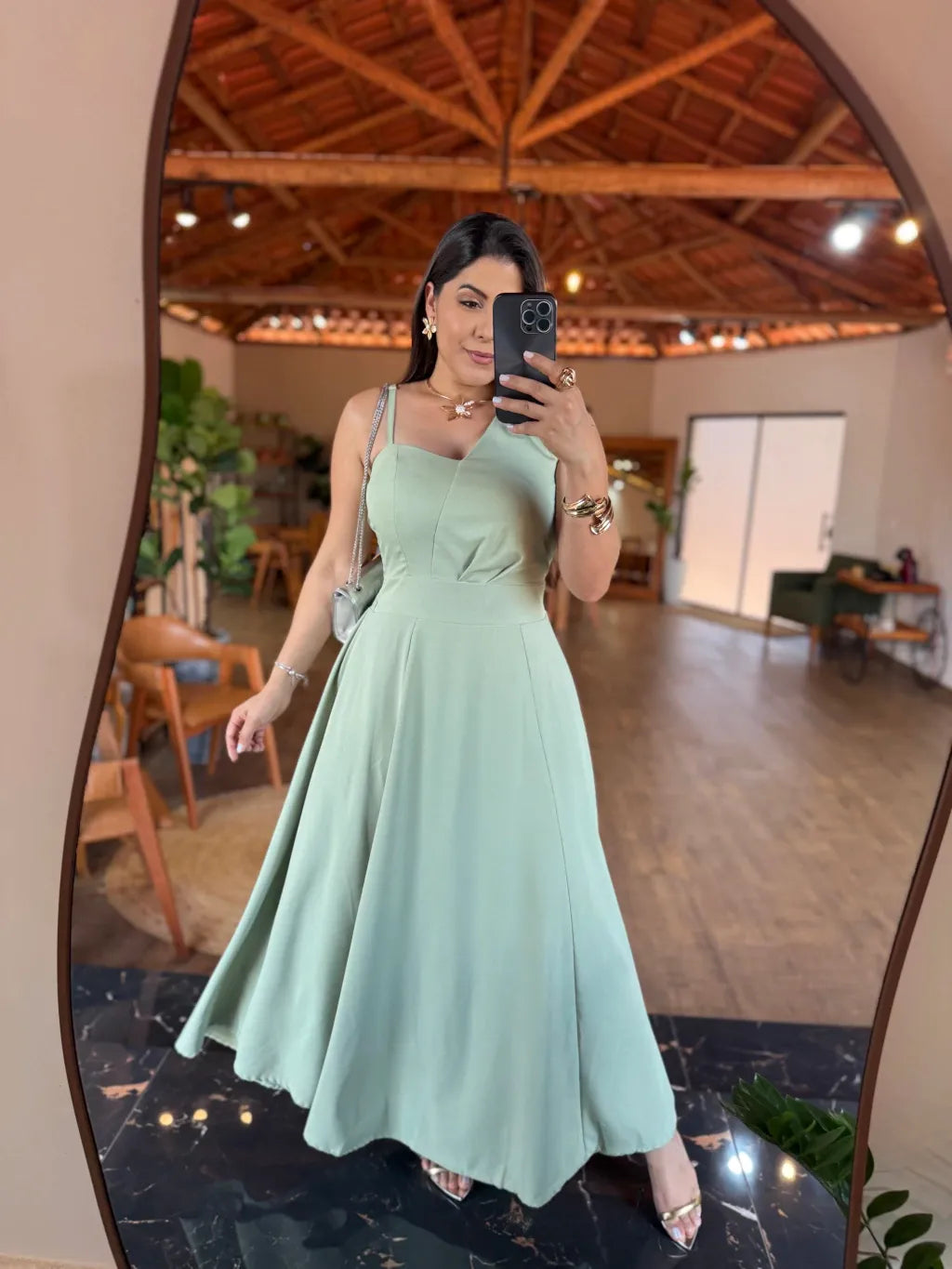 1345 | Vestido Melinda - Verde menta