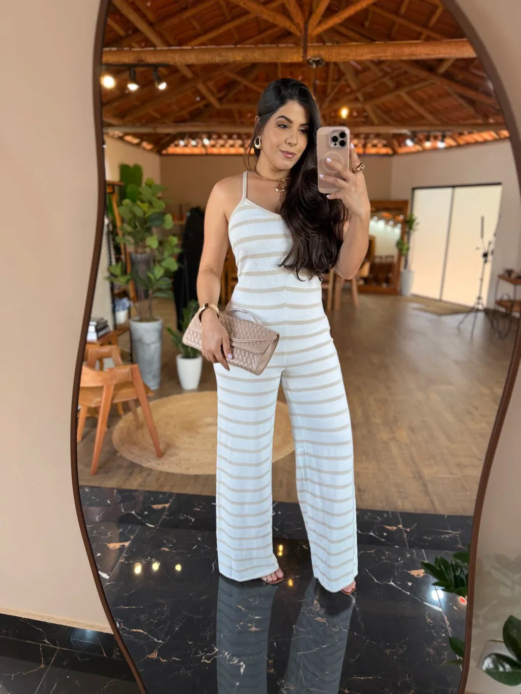 1234 | Macacão Pérola Tricot - Off